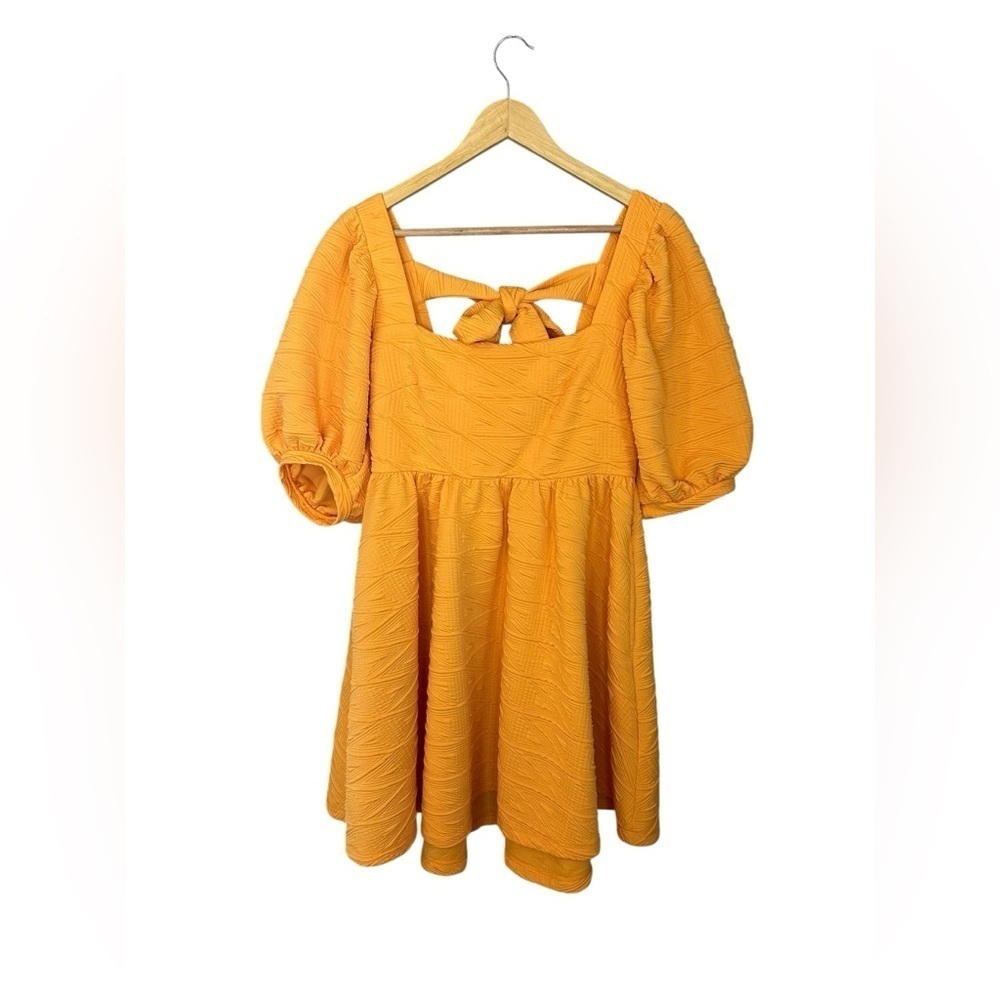 NWT Free People Violet Mini Dress in Carrot Ginger Women’s Size Medium - Picture 2 of 10